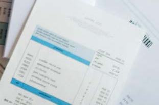 Image of medical bill letter