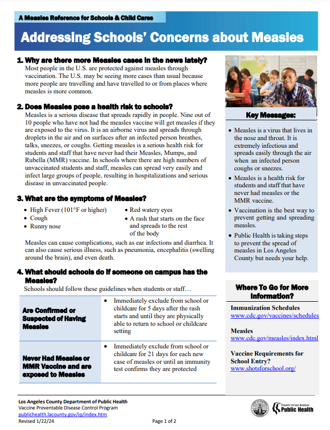 Measles FAQ